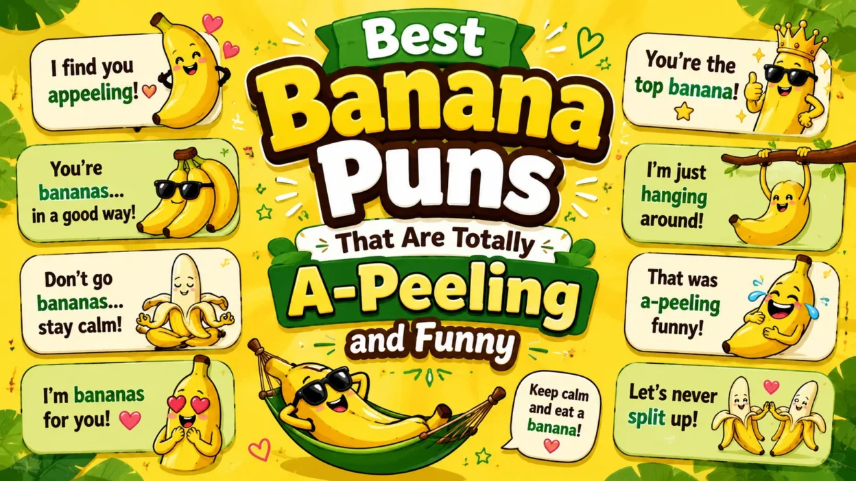 Best Banana Puns That Are Totally A-Peeling and Funny 🍌💛