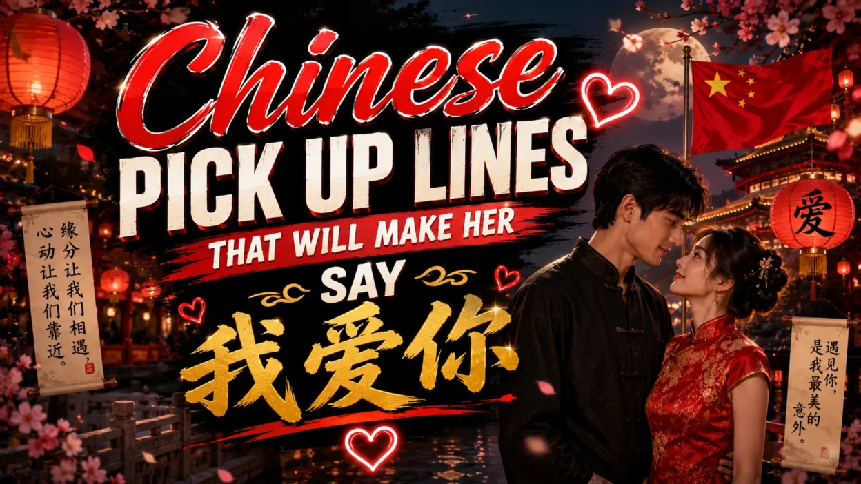 Chinese Pick Up Lines That Will Make Her Say 我爱你 ❤️🇨🇳