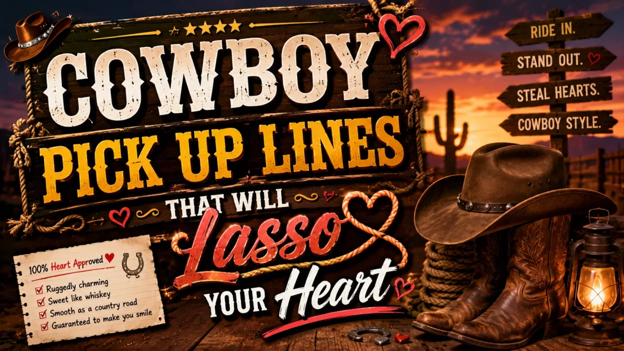 Cowboy Pick Up Lines That Will Lasso Your Heart 🤠💘