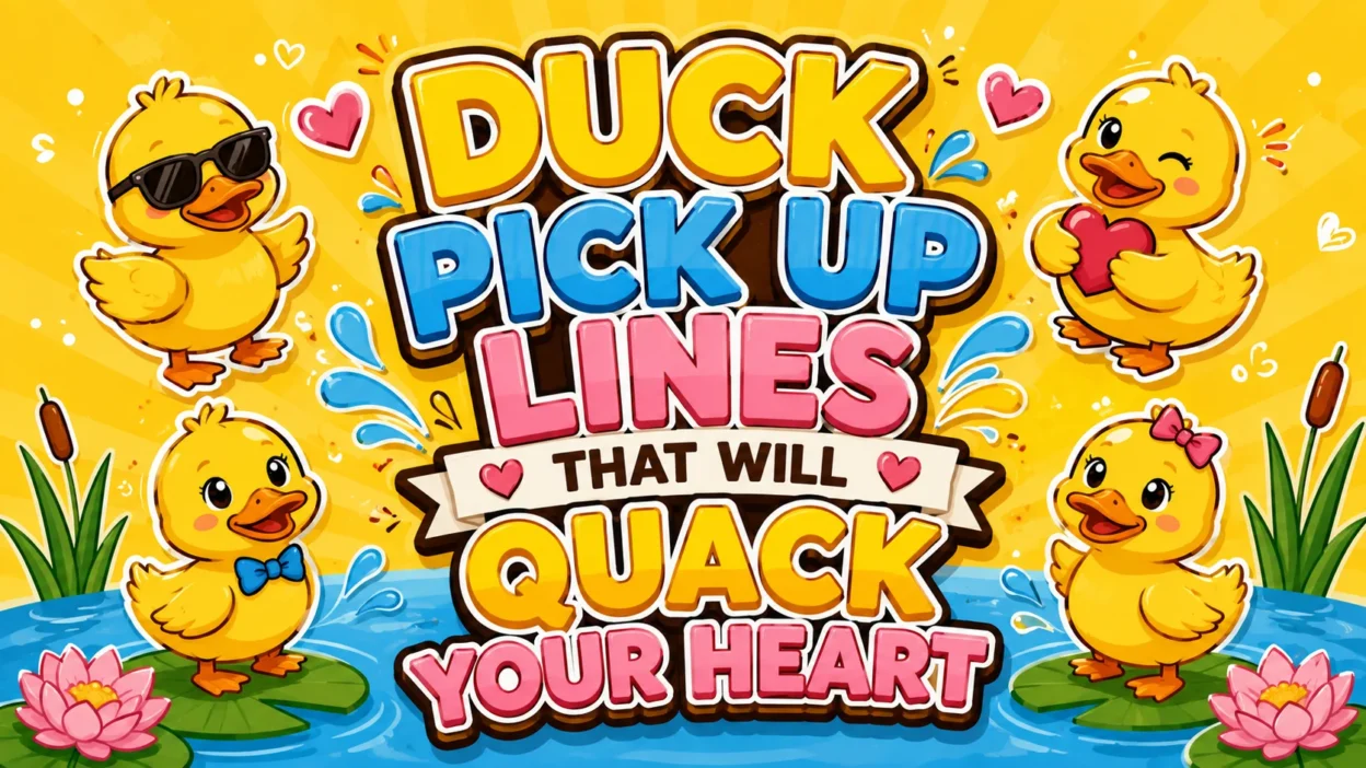 Duck Pick Up Lines That Will Quack Your Heart 🦆💛
