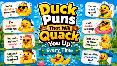 Duck Puns That Will Quack You Up Every Time