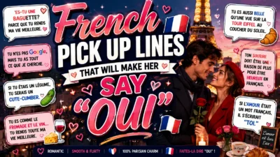 French Pick Up Lines That Will Make Her Say Oui 💕🇫🇷