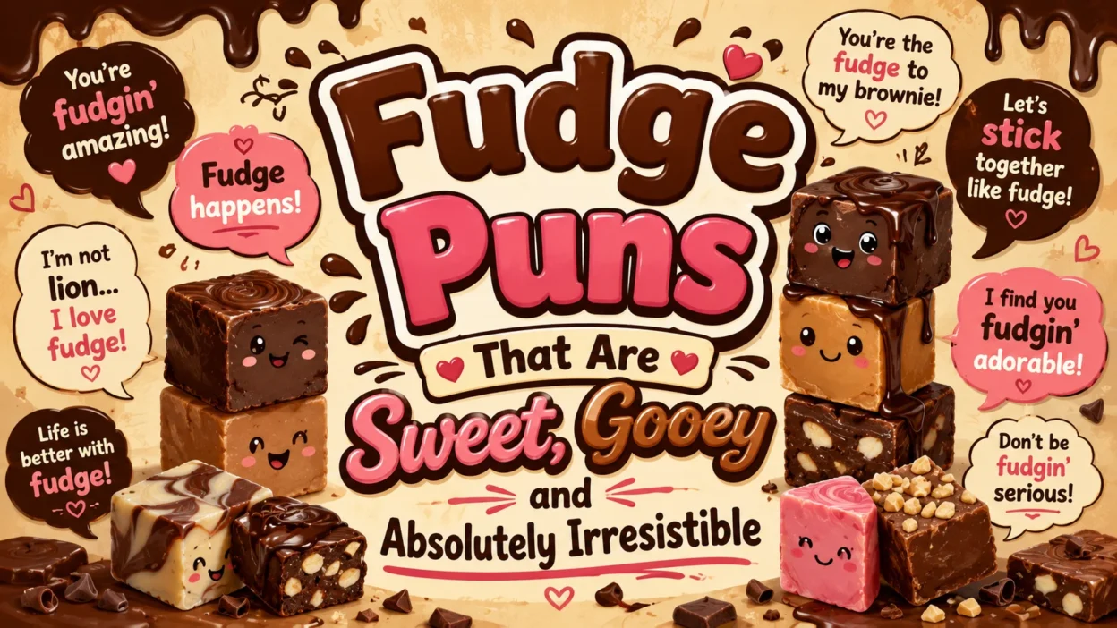 Fudge Puns That Are Sweet, Gooey and Absolutely Irresistible