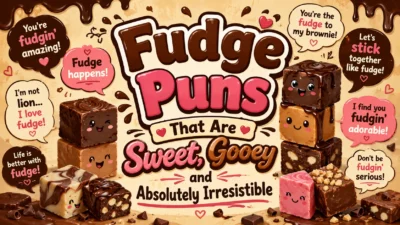 Fudge Puns That Are Sweet, Gooey and Absolutely Irresistible