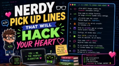 Nerdy Pick Up Lines That Will Hack Your Heart 💻🤓