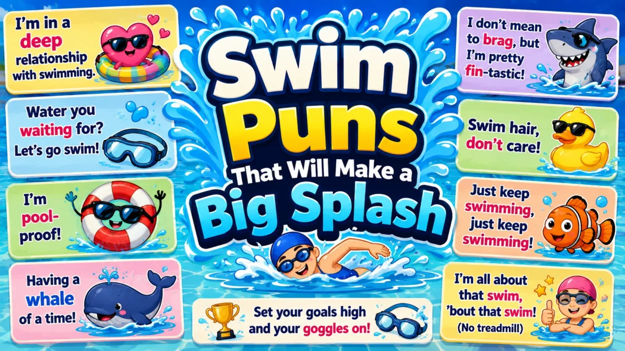 Swim Puns That Will Make a Big Splash 🏊_♂️💦
