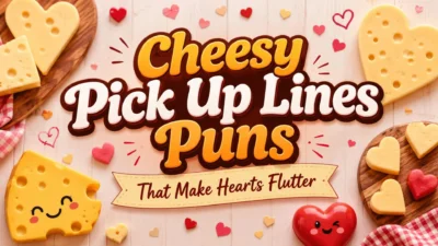 Cheesy Pick Up Lines Puns That Make Hearts Flutter