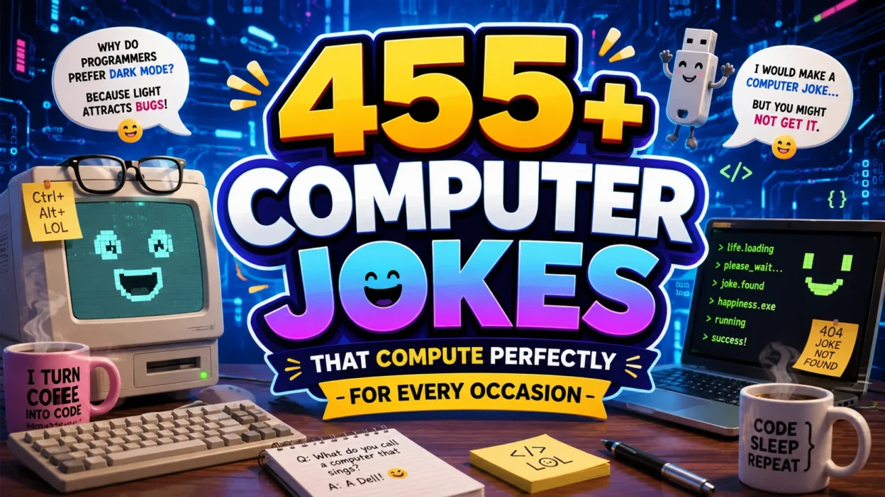 455+ Computer Jokes That Compute Perfectly for Every Occasion