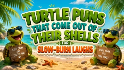 Turtle Puns That Come Out of Their Shells for Slow-Burn Laughs