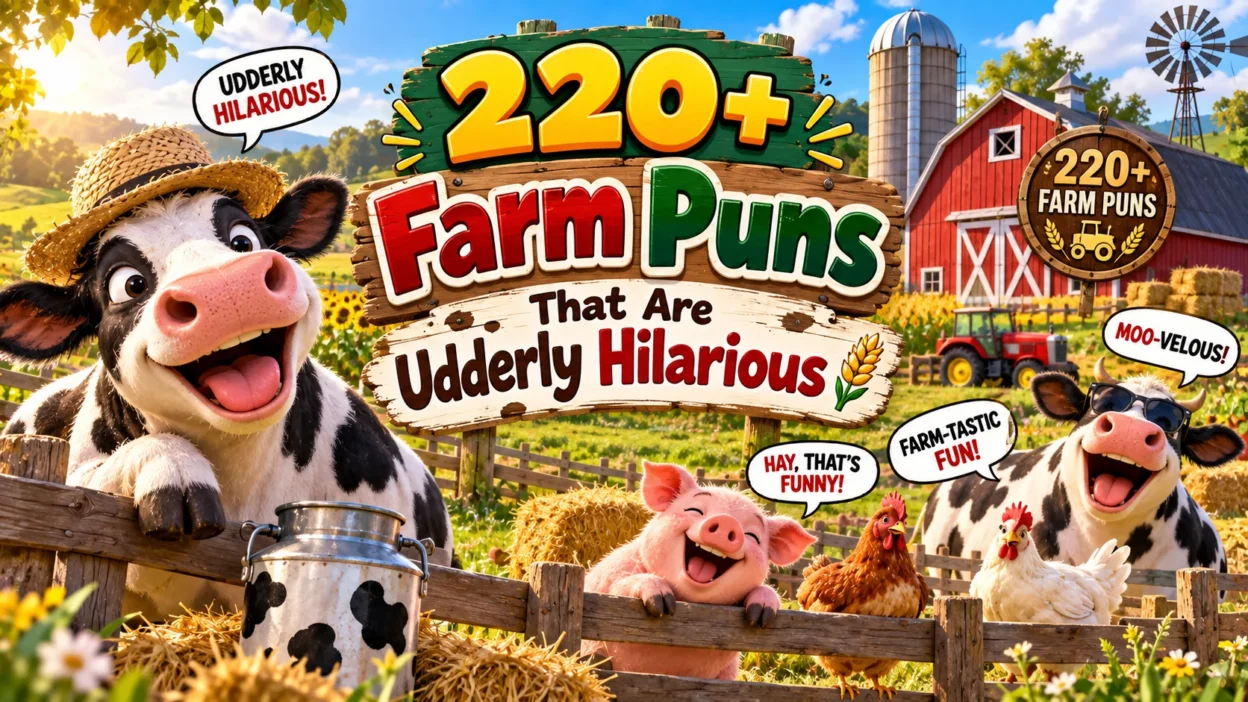 220+ Farm Puns That Are Udderly Hilarious 🌾