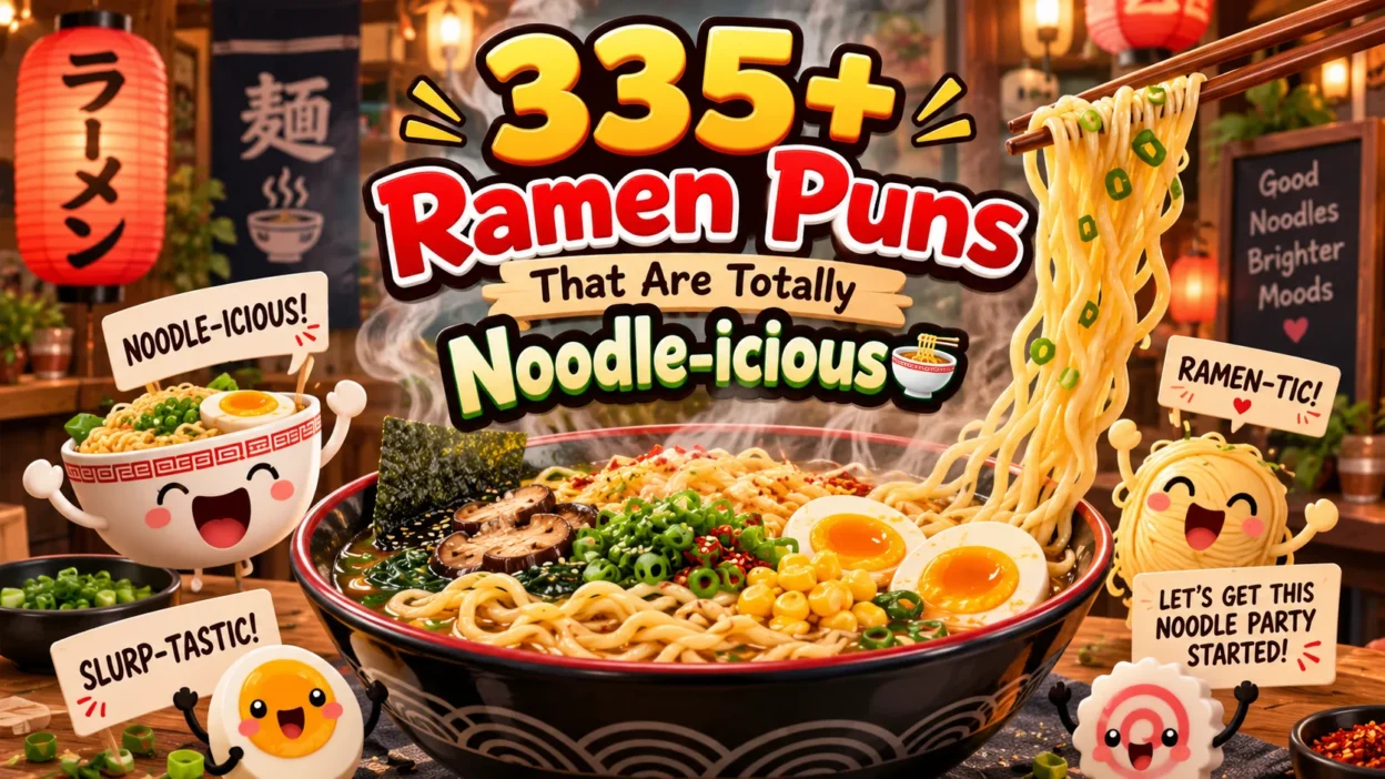 335+ Ramen Puns That Are Totally Noodle-icious🍜