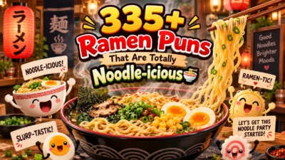 335+ Ramen Puns That Are Totally Noodle-icious🍜