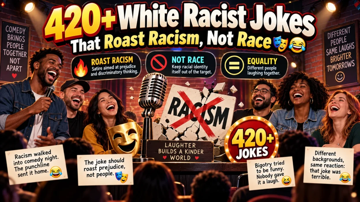 420+ White Racist Jokes That Roast Racism, Not Race🎭😂