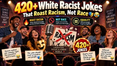 420+ White Racist Jokes That Roast Racism, Not Race🎭😂