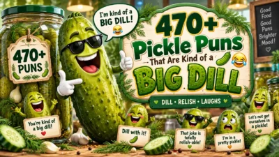470+ Pickle Puns That Are Kind of a Big Dill 🥒😂