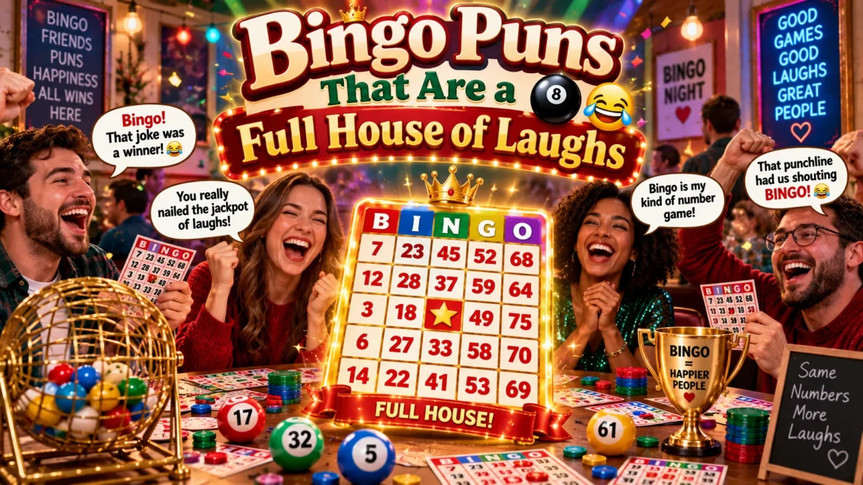 Bingo Puns That Are a Full House of Laughs 🎱😂