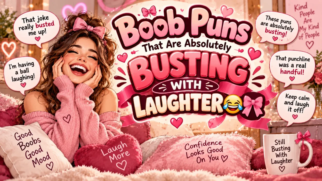 Boob Puns That Are Absolutely Busting With Laughter🤣🎀