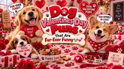 Dog Valentines Day Puns That Are Fur-Ever Funny🐶💕