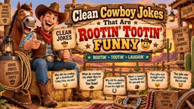 Clean Cowboy Jokes That Are Rootin’ Tootin’ Funny 🤠🐎