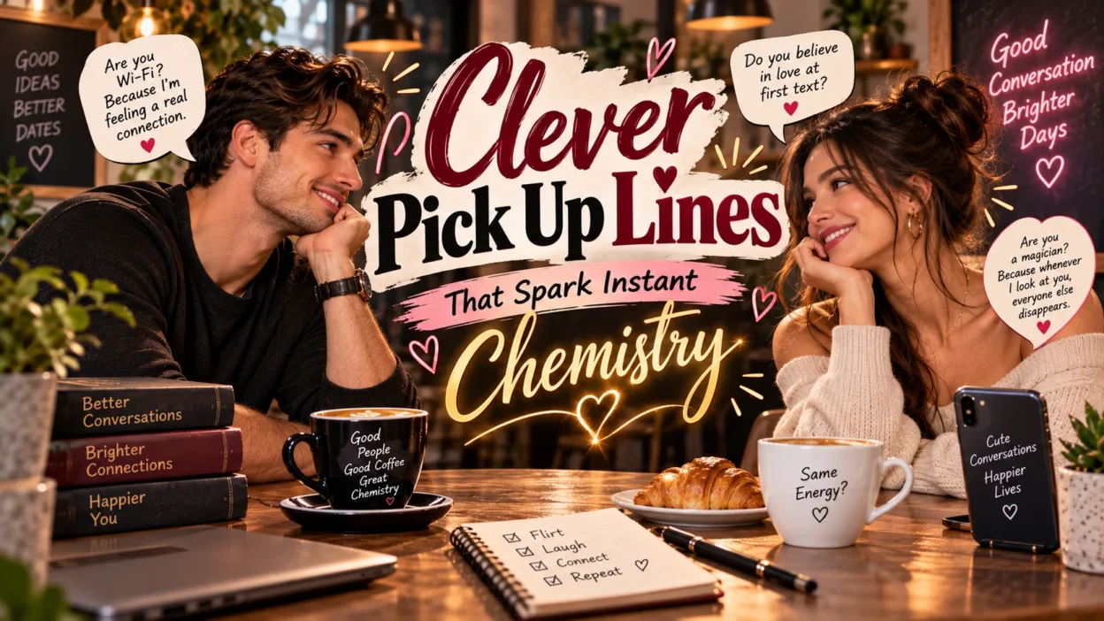 Clever Pick Up Lines That Spark Instant Chemistry