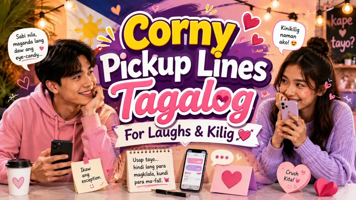 Corny Pickup Lines Tagalog for Laughs & Kilig 💘