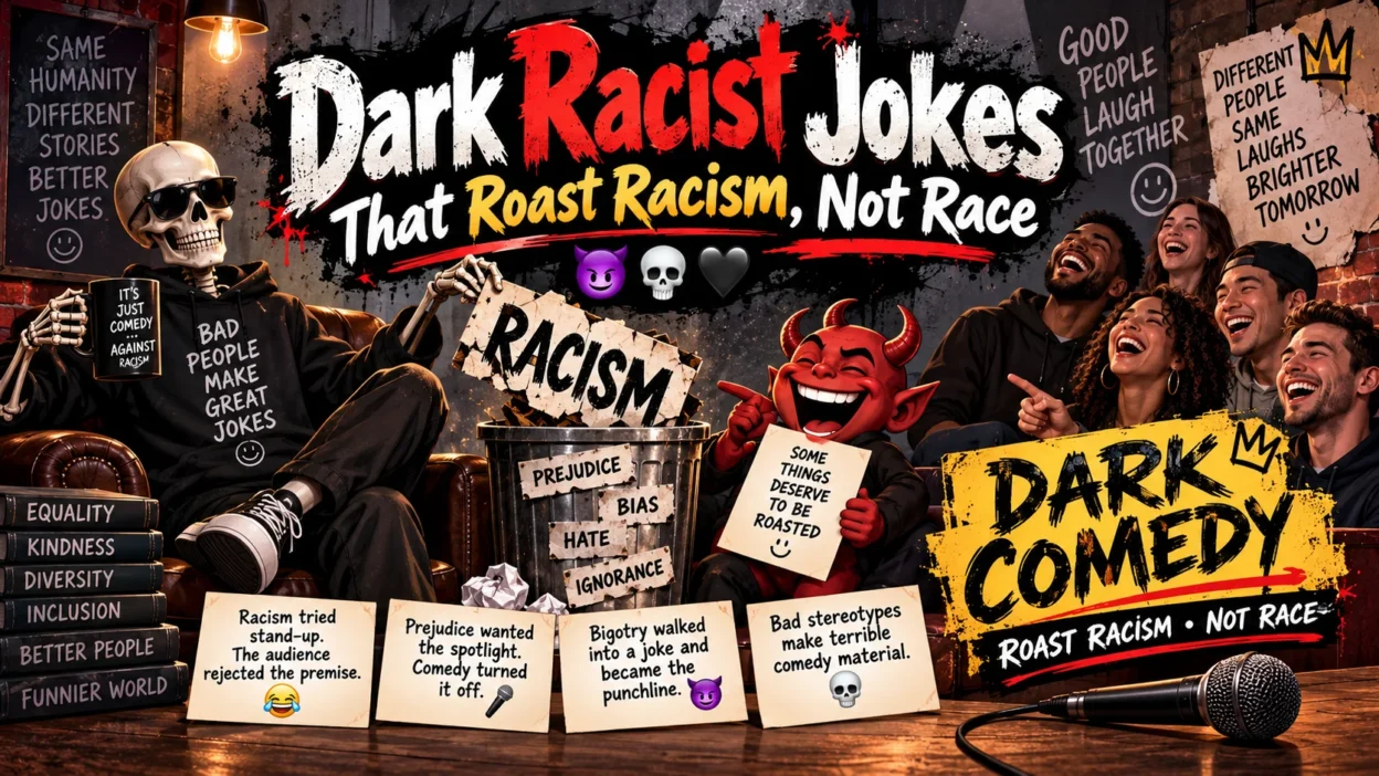 Dark Racist Jokes That Roast Racism, Not Race😈💀🖤