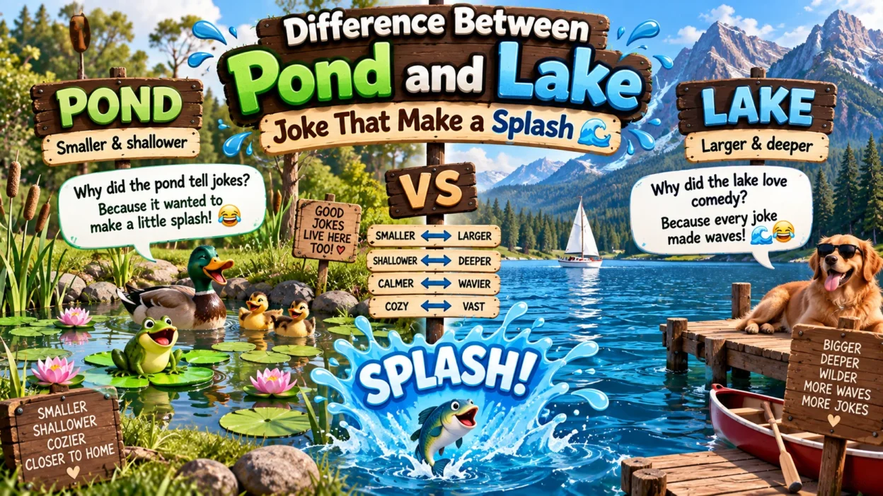 Difference Between Pond and Lake Joke That Make a Splash 🌊