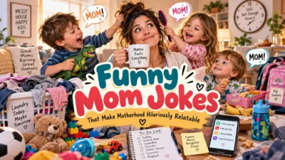 Funny Mom Jokes That Make Motherhood Hilariously Relatable