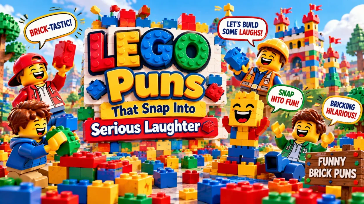 LEGO Puns That Snap Into Serious Laughter🧱