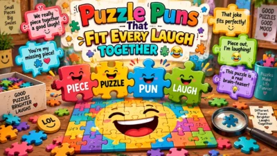 Puzzle Puns That Fit Every Laugh Together 🧩😂