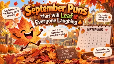 September Puns That Will Leaf Everyone Laughing 🍂