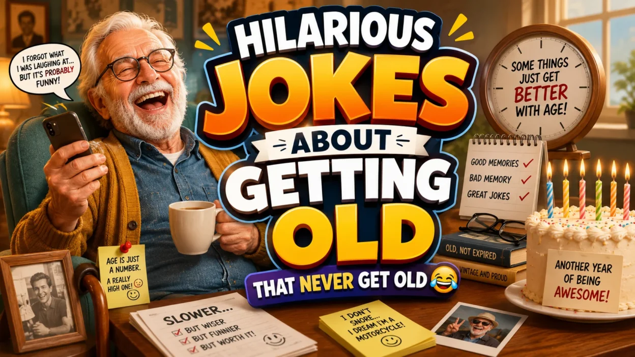 👉 Hilarious Jokes About Getting Old That Never Get Old 😂